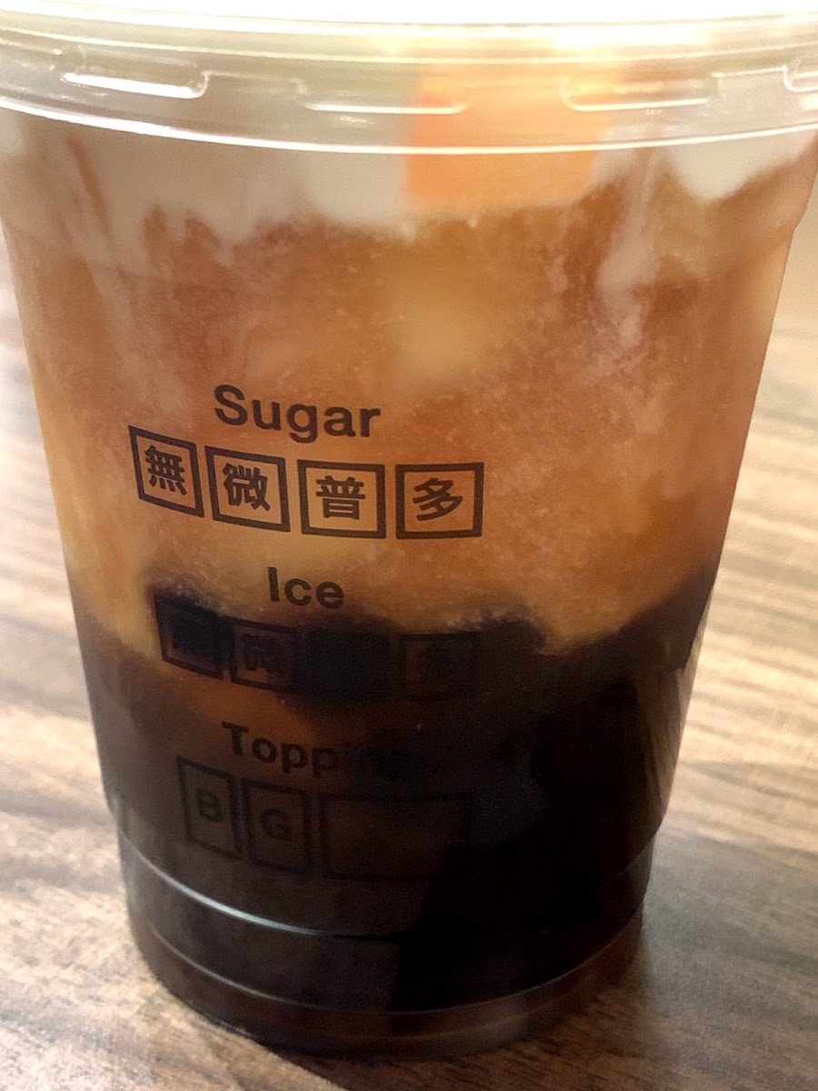 チーズアップルアールグレイティーのクリーム層