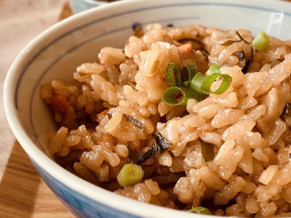 スマイル食堂＆Cafeの出汁の旨みが凝縮されたじゅーしー
