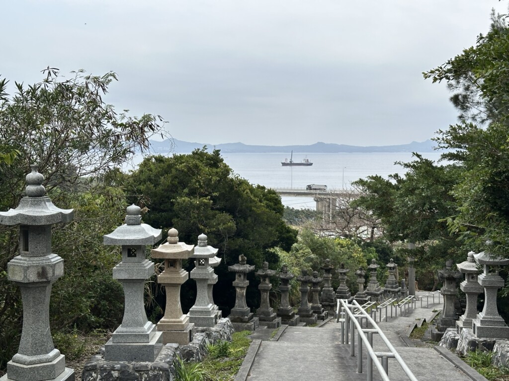 部間権現へ向かう途中の景色