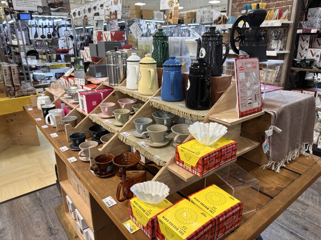 インテリア小物の展示