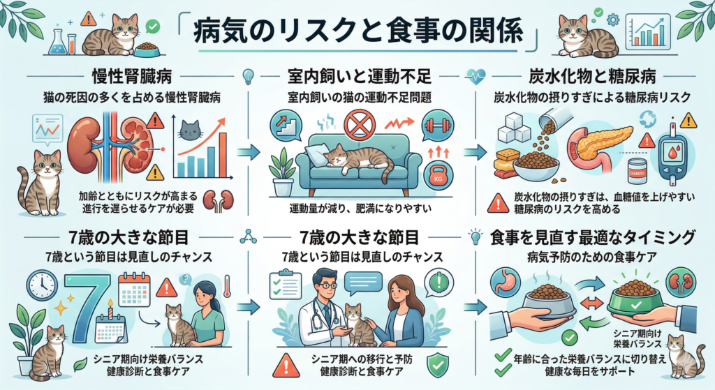 慢性腎臓病・肥満・糖尿病リスクをまとめた図