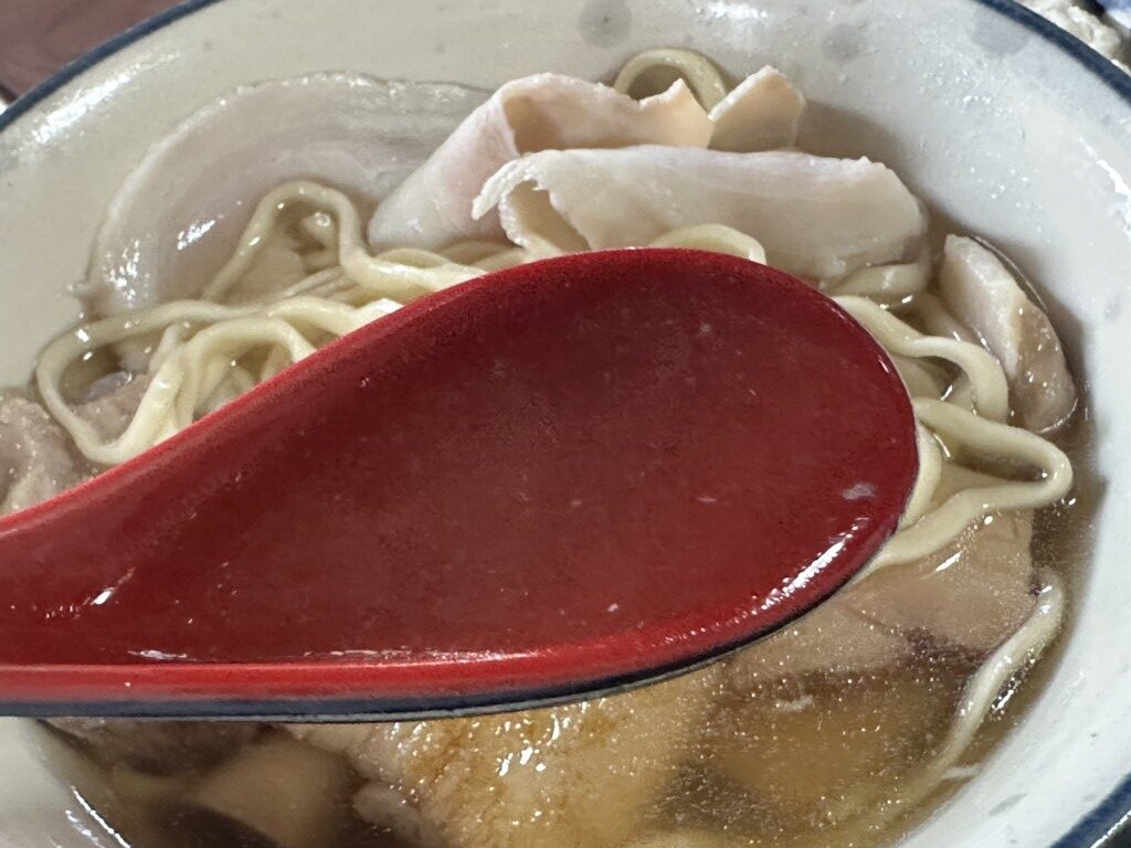スープの透明感