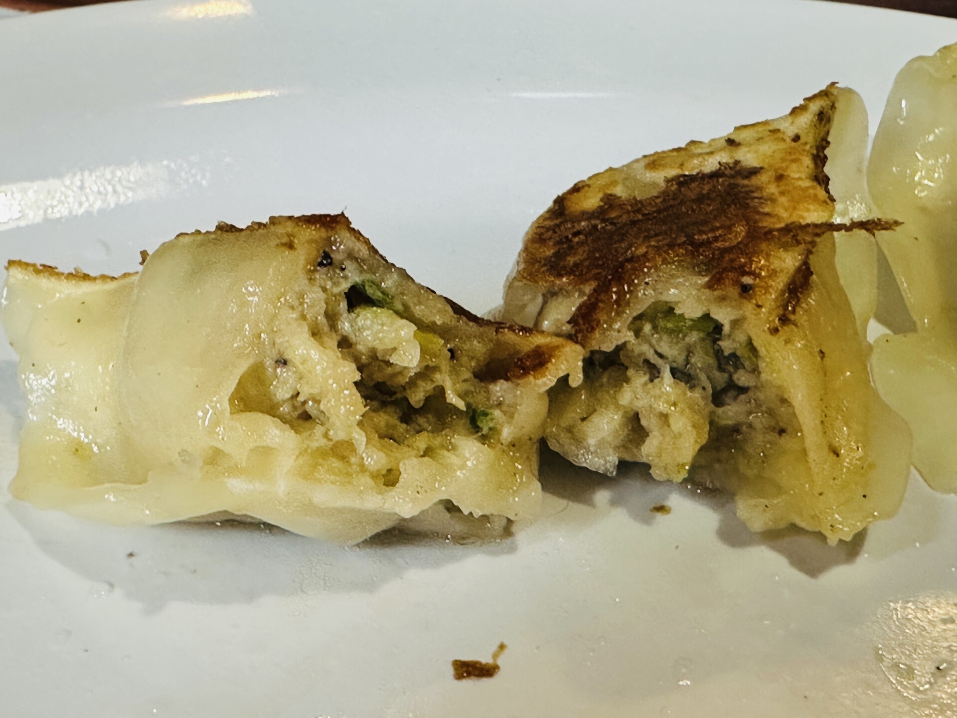 餃子の断面